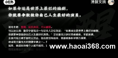 高分作文素材「央视金句」