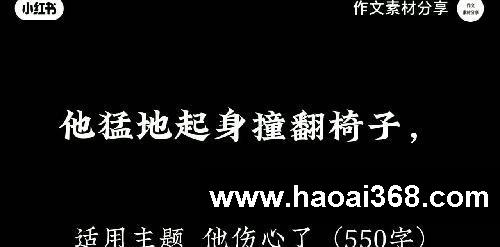 五年级下册作文,他_____了