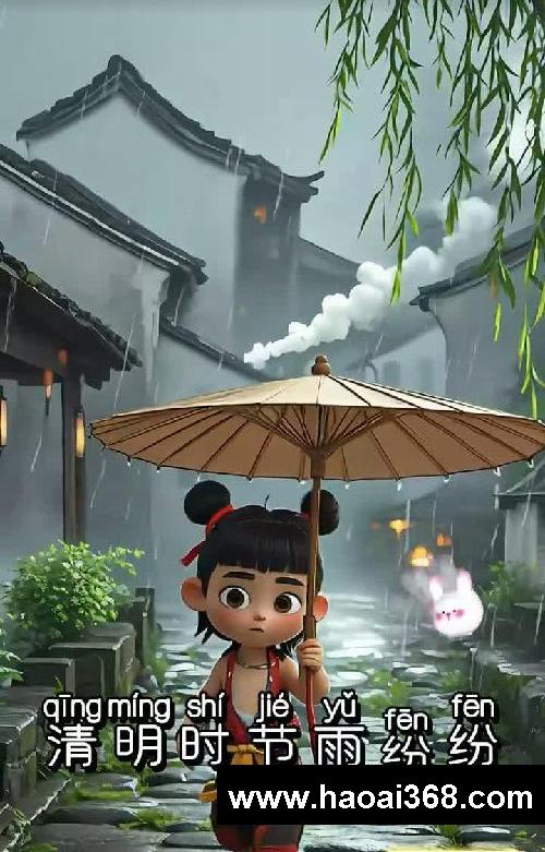 第13集丨《清明》哪吒教古诗儿童启蒙早教