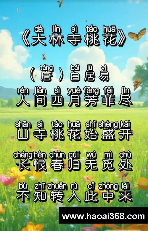 第14集丨《大林寺桃花》哪吒教古诗启蒙早教