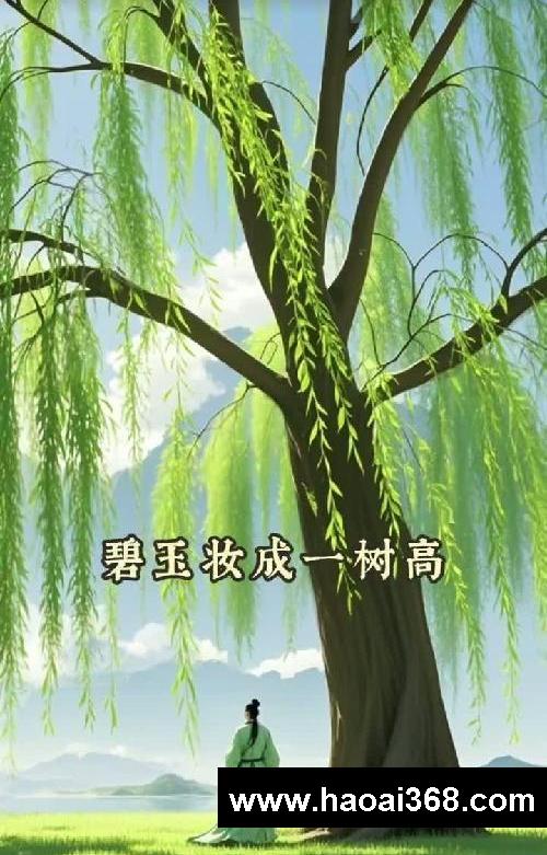 春风作画 柳丝飞舞