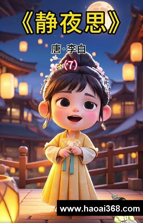 ?每天学习一首古诗第7首《静夜思》