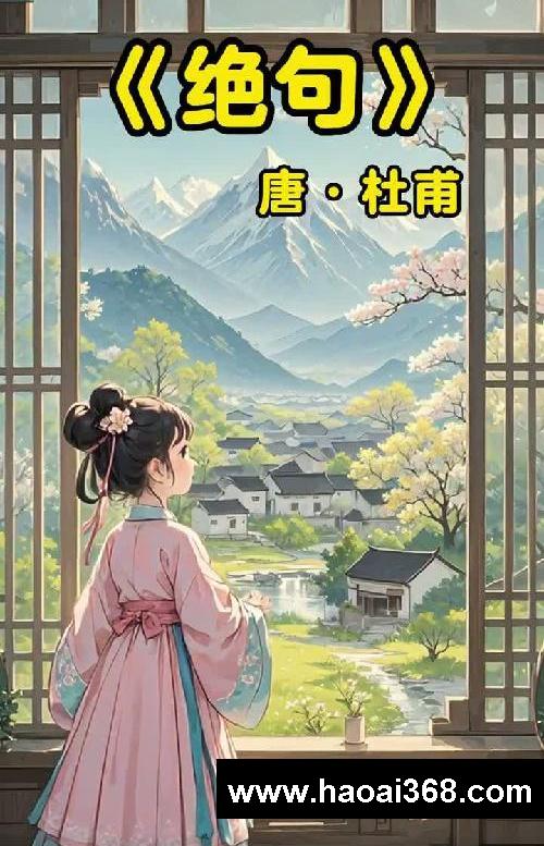 儿童古诗启蒙！《绝句》唐·杜甫