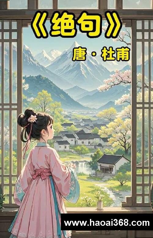 儿童古诗启蒙!《绝句》唐·杜甫