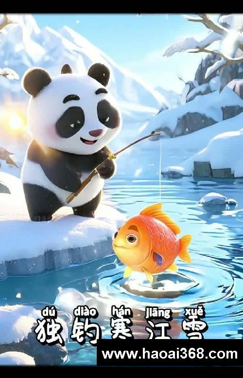 第5集丨《江雪》变成童话,幼儿启蒙学古诗