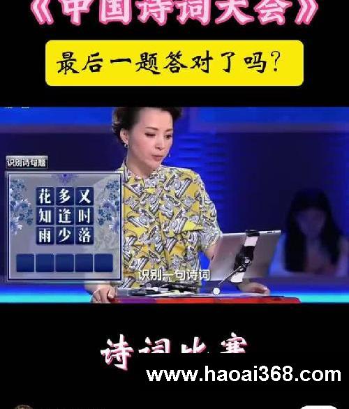 中国诗词大会